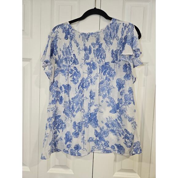 Counterparts Blue and White Lightweight Tunic Large - Picture 1 of 8